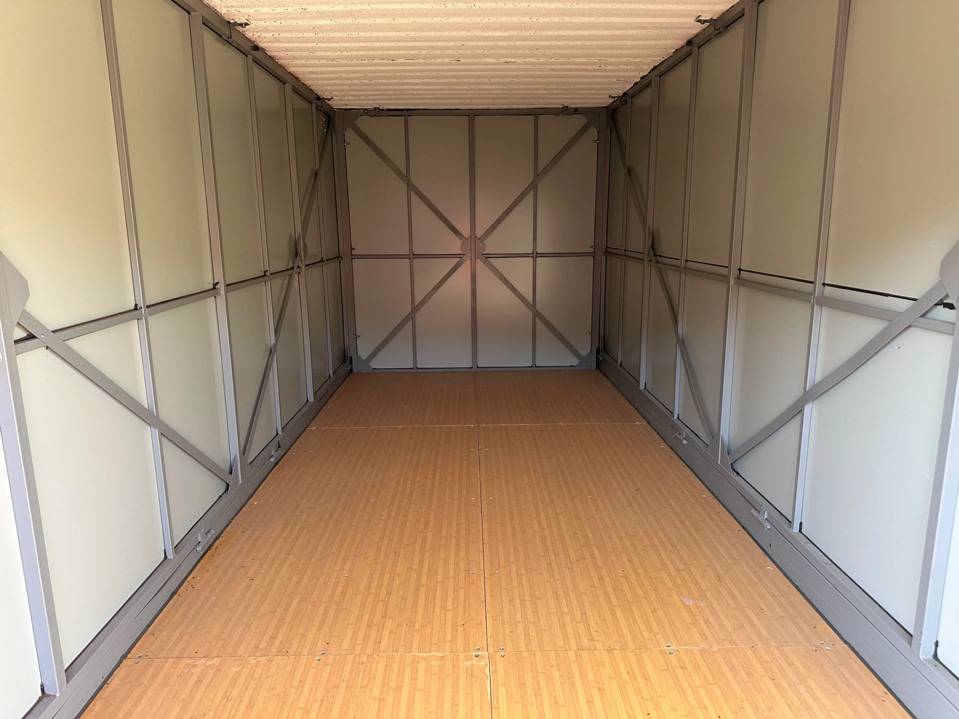 inside of larger storage unit